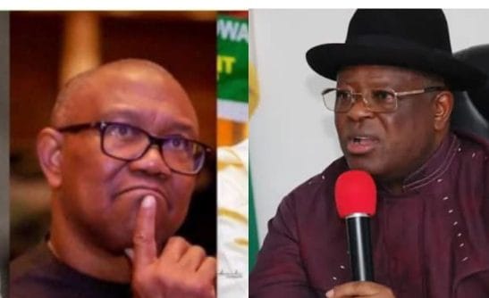 Dave Umahi and Peter Obi