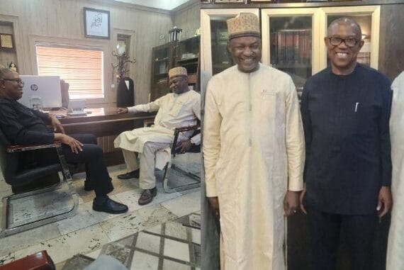 Abubakar Malami and Peter Obi