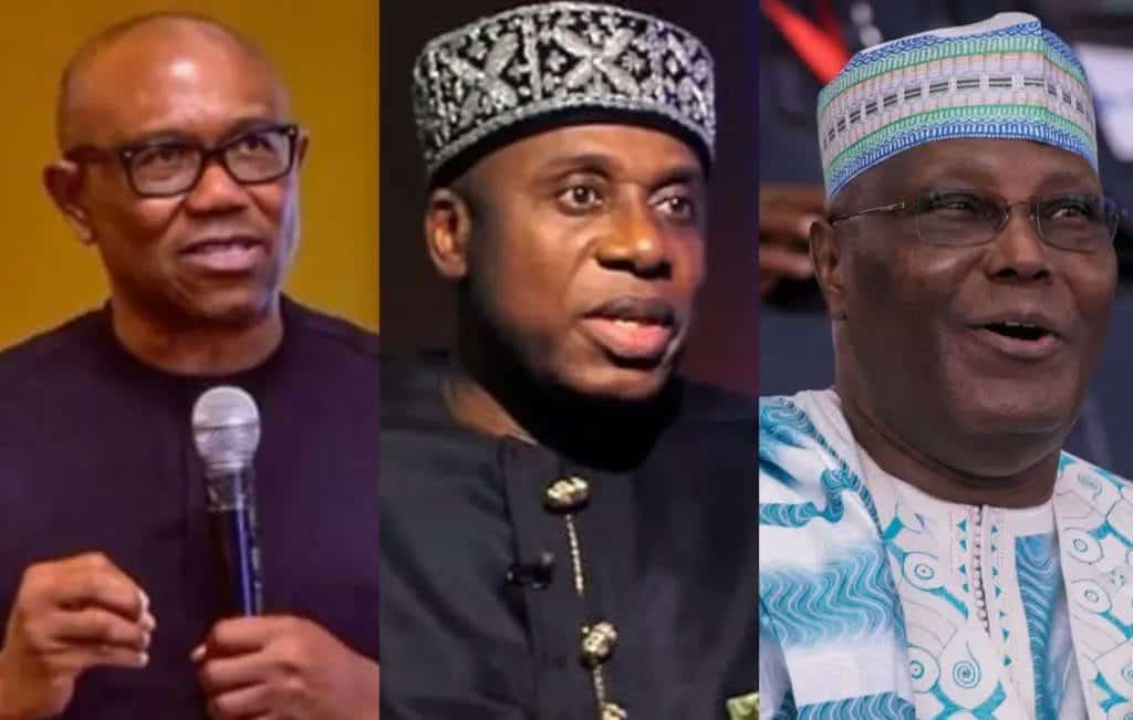 Peter Obi, Amaechi, Atiku